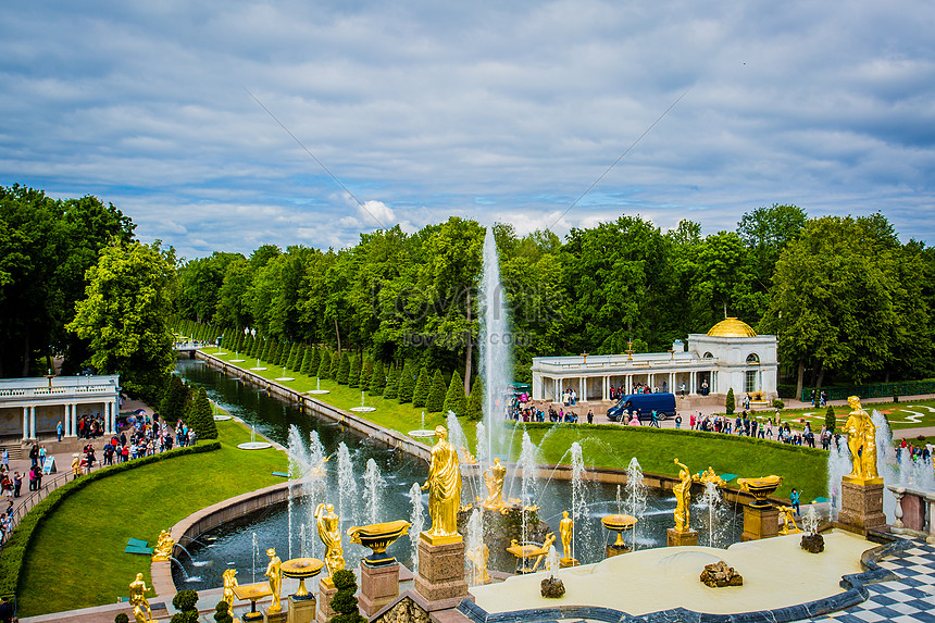 ảnh Cung điện Mùa Hè St Petersburg Liên Bang Nga Tải Xuống Miễn Phí, ảnh nga,  sankt peterburg, các điểm tham quan nổi tiếng đẹp Trên Lovepik