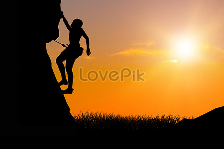 Download Rock Climbing Silhouette Creative Image Picture Free Download 500717965 Lovepik Com SVG Cut Files