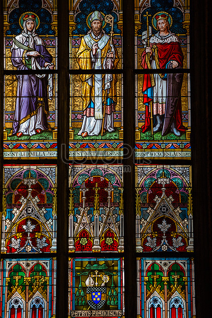 チェコ共和国プラハの聖ヴィート教会の内部のステンドグラスの窓イメージ 写真 Id Prf画像フォーマットjpg Jp Lovepik Com