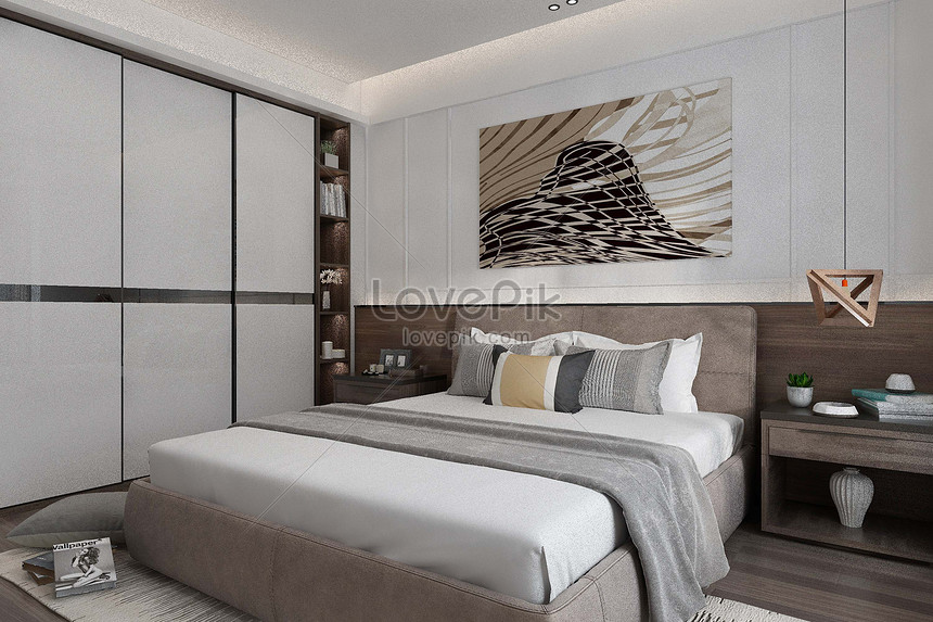 Bedroom space design creative image_picture free download 500990859 ...