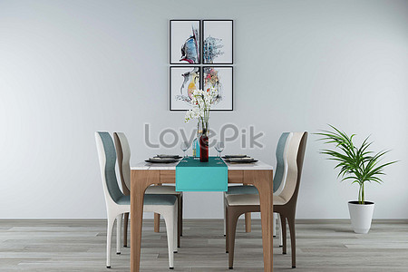 Simple dining room background creative image_picture free download ...