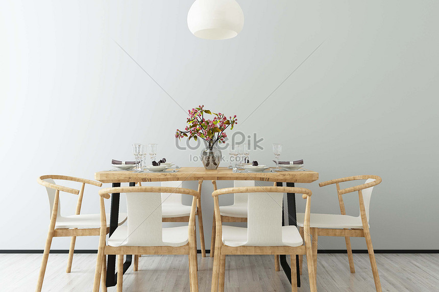 Simple dining room background creative image_picture free download  