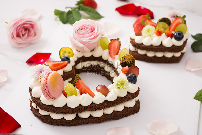 Photo De Gateau Damour Gateau Rose Dessert Photo Images Free Download Lovepik