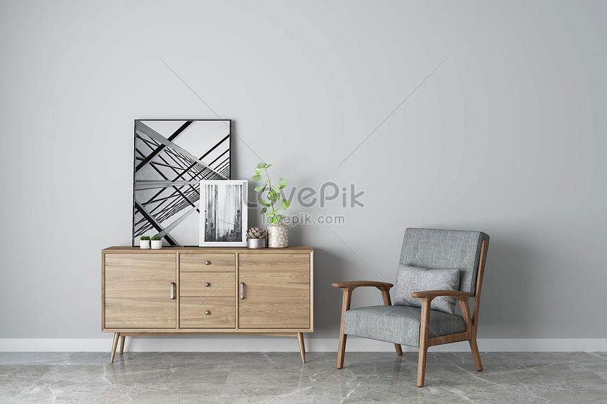 Background of solid wood furniture creative image_picture free download  