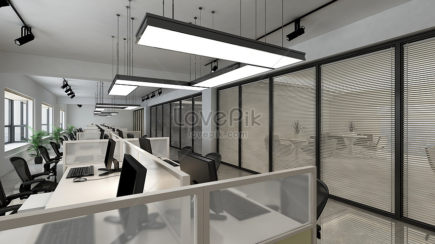 Office background rendering renderings creative image_picture free download  