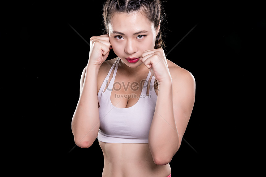 スポーツフィットネス女性パンチイメージ 写真 Id Prf画像フォーマットjpg Jp Lovepik Com
