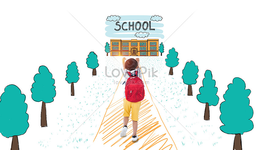 Дети Идут В Школу Фото