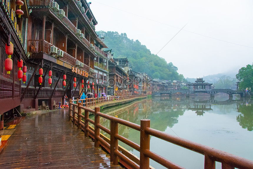 湖南省鳳凰古城 湘西tujia 苗族自治県イメージ 写真 Id Prf画像フォーマットjpg Jp Lovepik Com