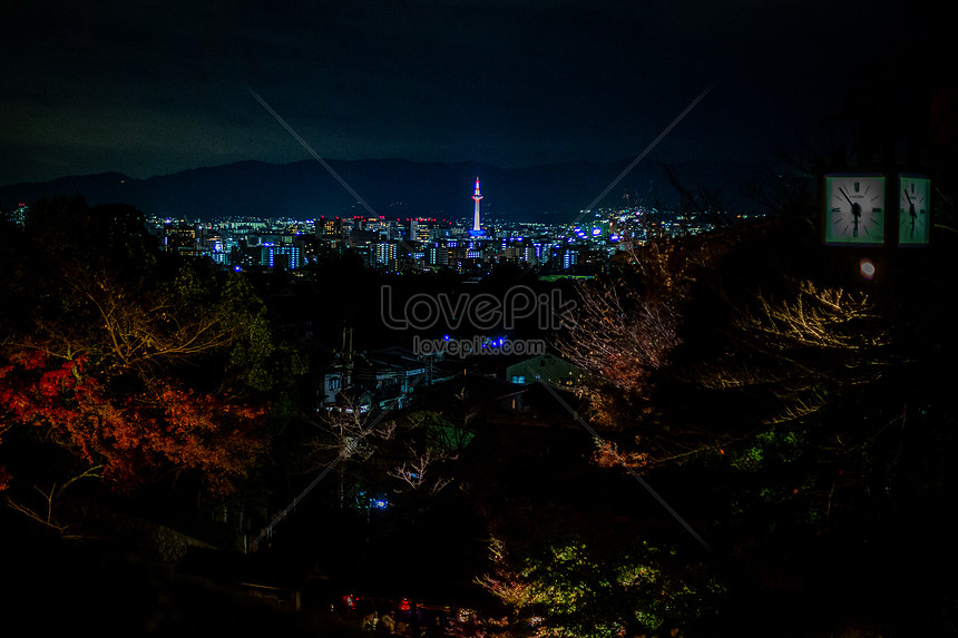 日本京都夜景圖片素材 Jpg圖片尺寸5262 3508px 高清圖片 Zh Lovepik Com