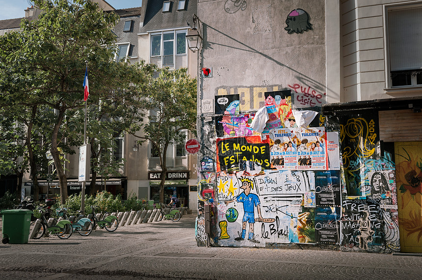 Pemandangan Jalan Kota Paris Prancis Gambar Unduh Gratis