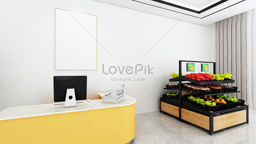 Indoor Cash Register Creative Image Picture Free Download