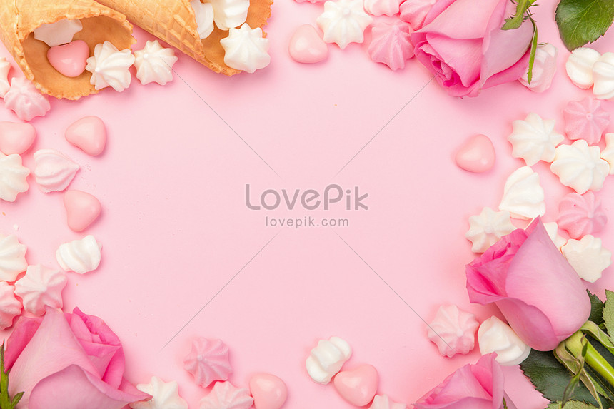 バレンタインデーのピンクの背景素材イメージ 写真 Id 501123624 Prf画像フォーマットjpg Jp Lovepik Com