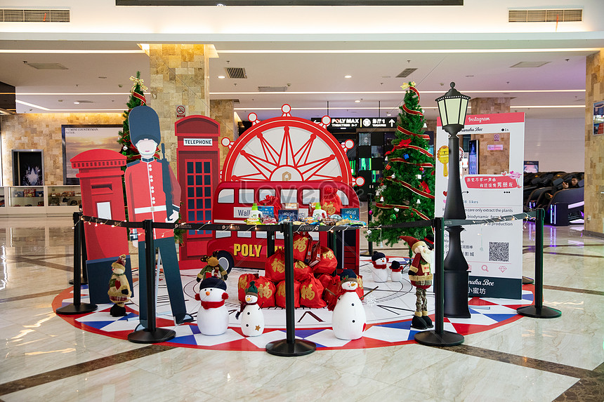 Christmas Shopping Mall Decoration Photo Image Picture Free Download Lovepik Com