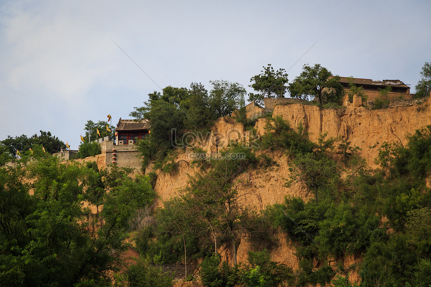 Pemandangan Desa Shaanxi Dangjia Gambar Unduh Gratis Foto