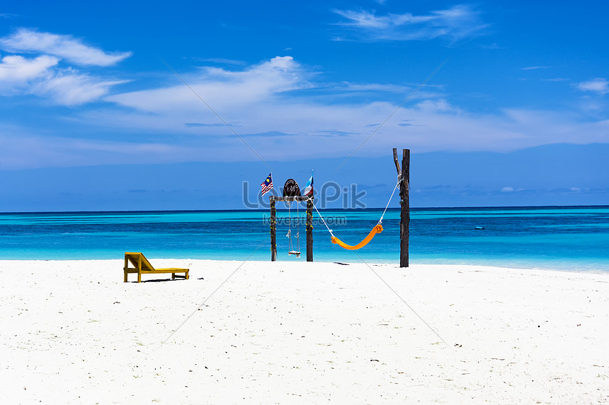 Playa Isla Playa Sabah Malasia Imagen Descargar Prf Foto