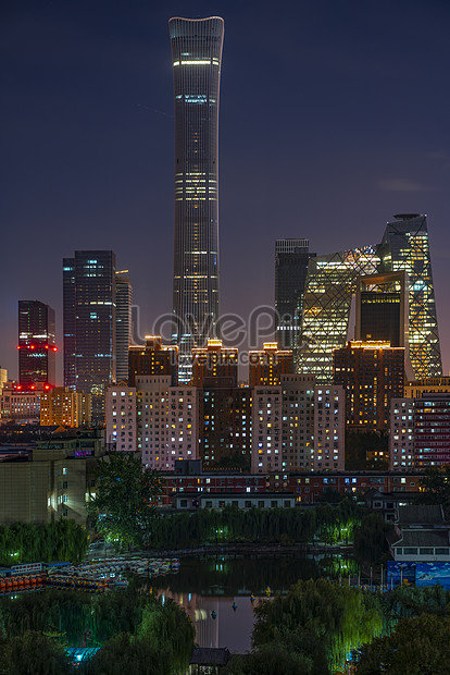 ảnh Cảnh đêm Trung Quốc Tải Xuống Miễn Phí, ảnh bắc kinh, cbd, xây dựng  thành phố đẹp Trên Lovepik