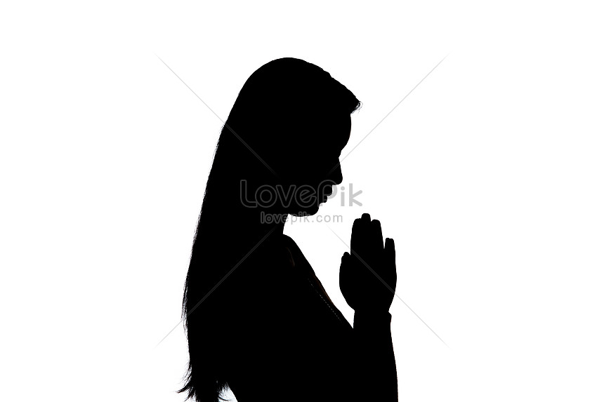 Gambar Bayangan Orang Berdoa