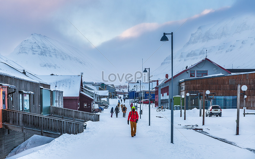 北極街ロングイェールビーン市冬市雪景色イメージ 写真 Id Prf画像フォーマットjpg Jp Lovepik Com