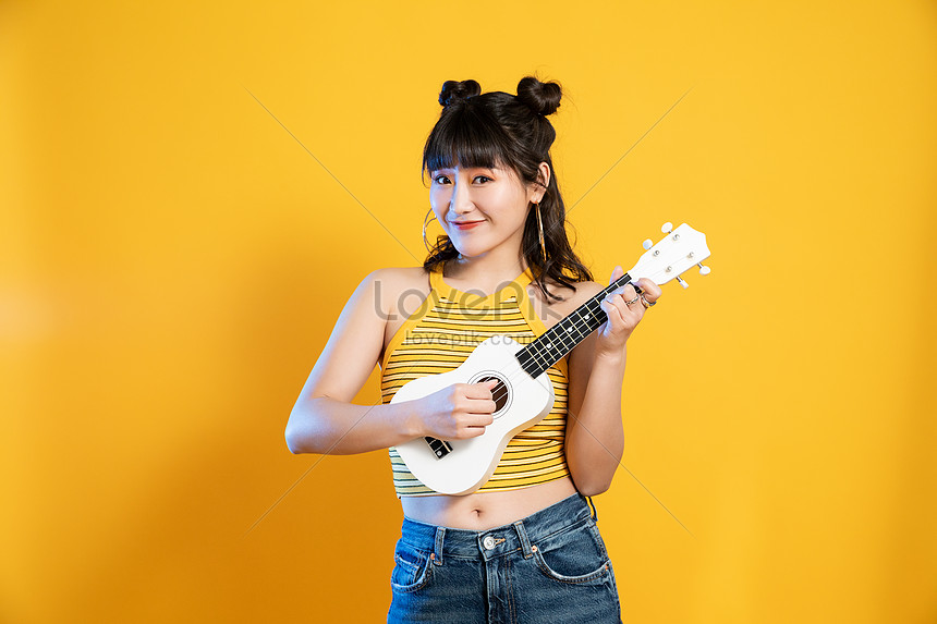  warna  kecantikan yang  cerah  dan ukulele gambar unduh 