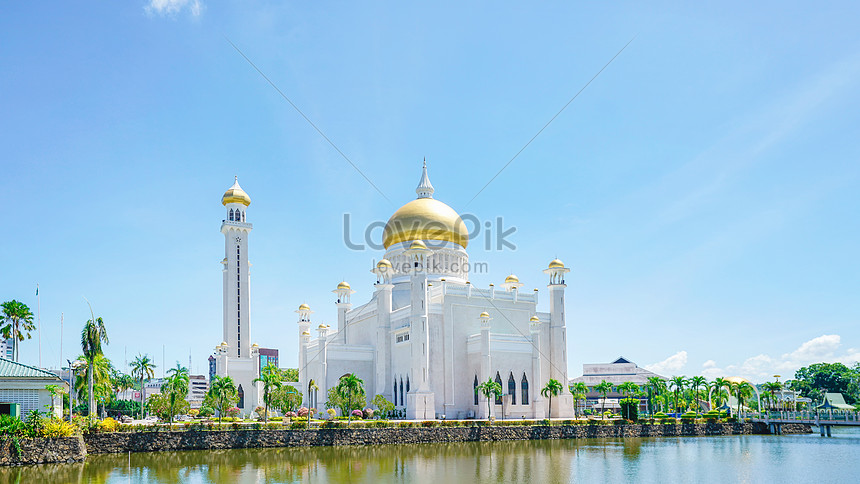 Masjid Sai Ding Brunei Gambar Unduh Gratis Imej
