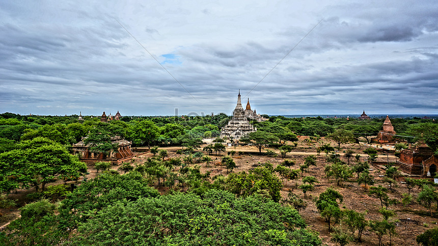 Bagan Stupa View 사진 무료 다운로드 - Lovepik