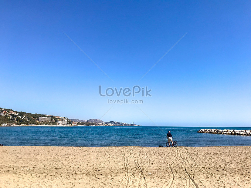 Photo De Paysage De Plage De Malaga Espagnenuméro De L