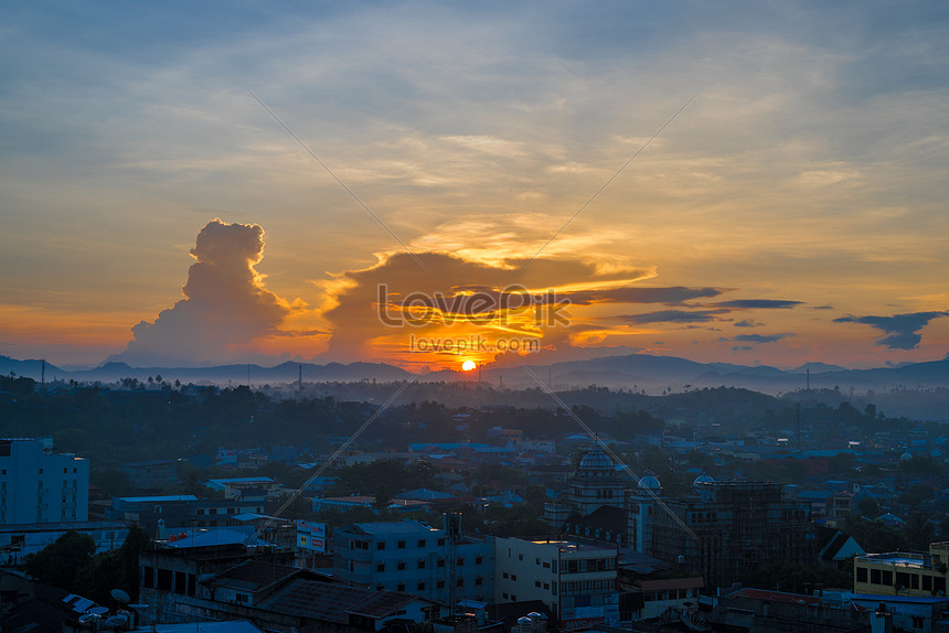 Menakjubkan 30 Foto Foto Pemandangan Sunset - Gambar Kitan