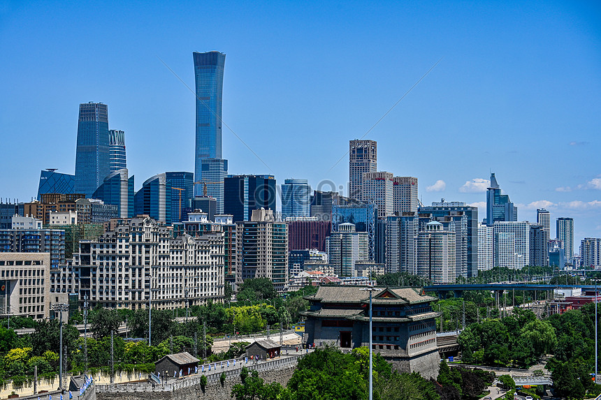 Beijing Ancient And Existing Blending Buildings Picture And HD Photos ...