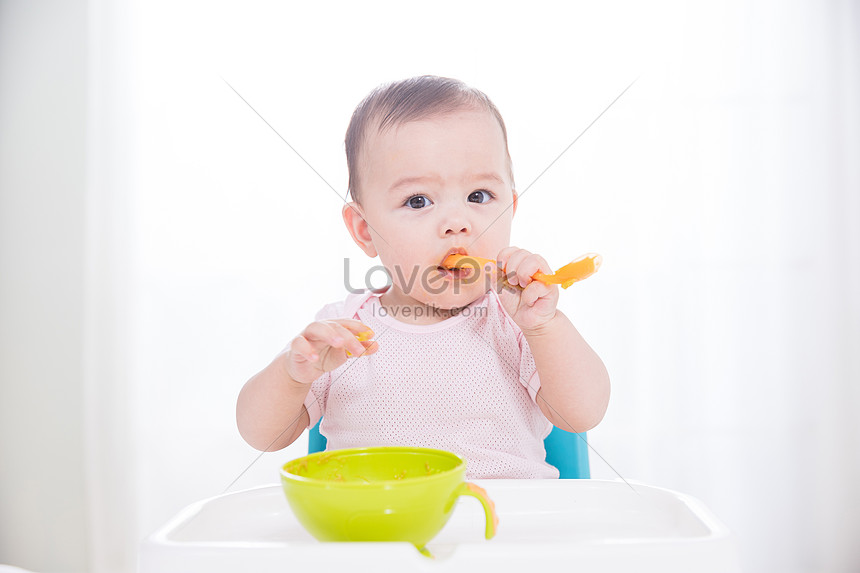 Foreign Baby Eating Complementary Food Photo Image Picture Free Download 501346872 Lovepik Com