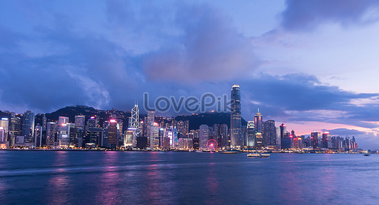 Pemandangan Malam Hong Kong Victoria Harbour Gambar Unduh Gratis Foto 500793221format Gambar 9668