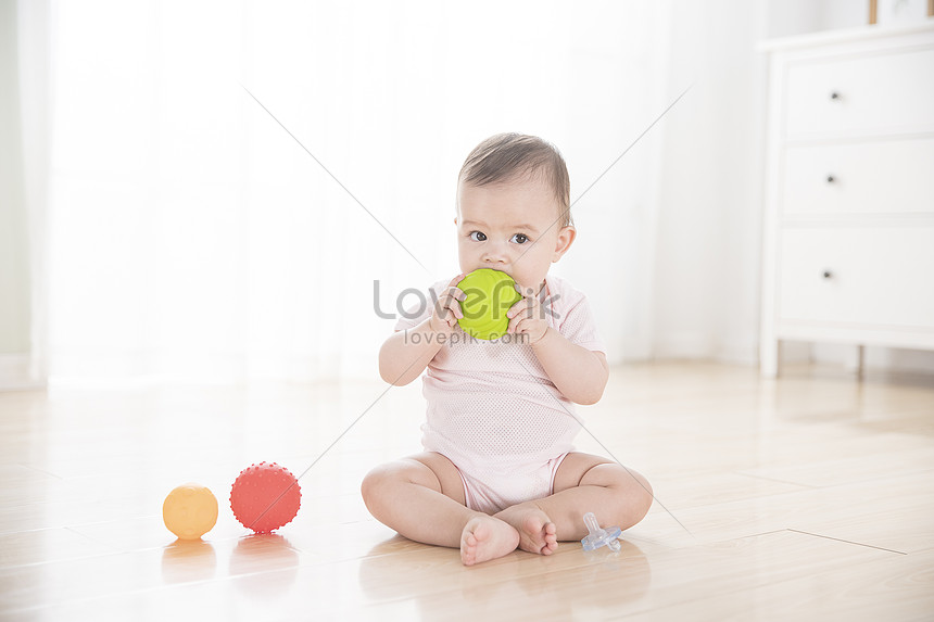 Bebe Lamiendo Pelota Descarga Gratuita Hd Imagen De Fotografia Lovepik