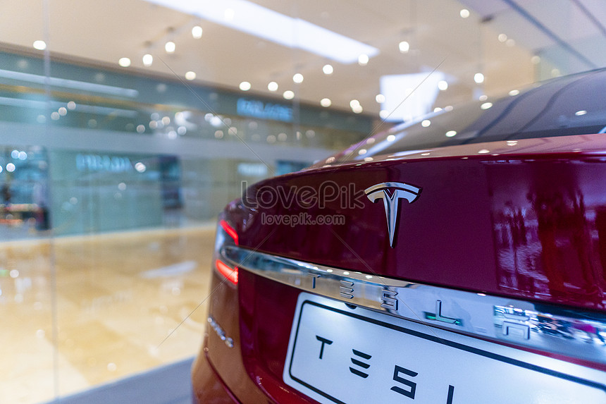 Tesla Car Logo Closeup Media With Map Photo Image Picture Free Download 501376340 Lovepik Com