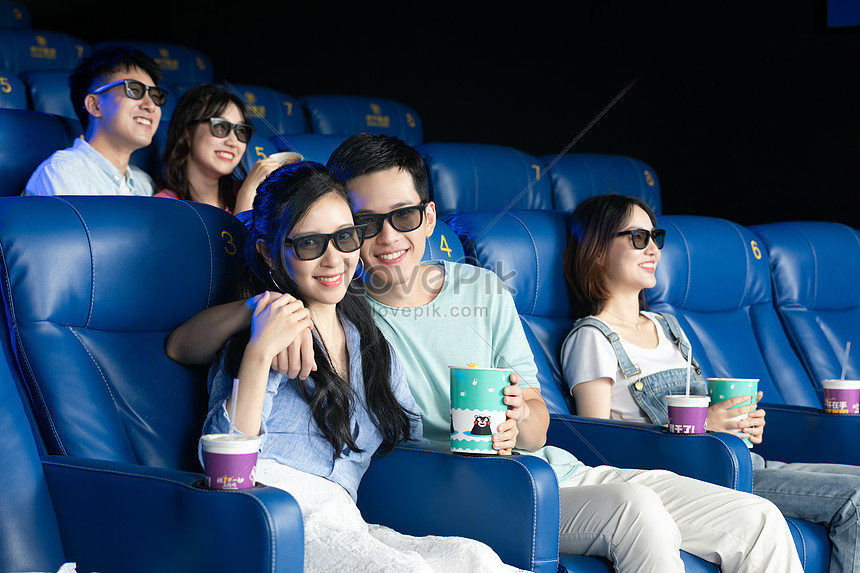 Tải ảnh cặp đôi xem phim 3D miễn phí: \