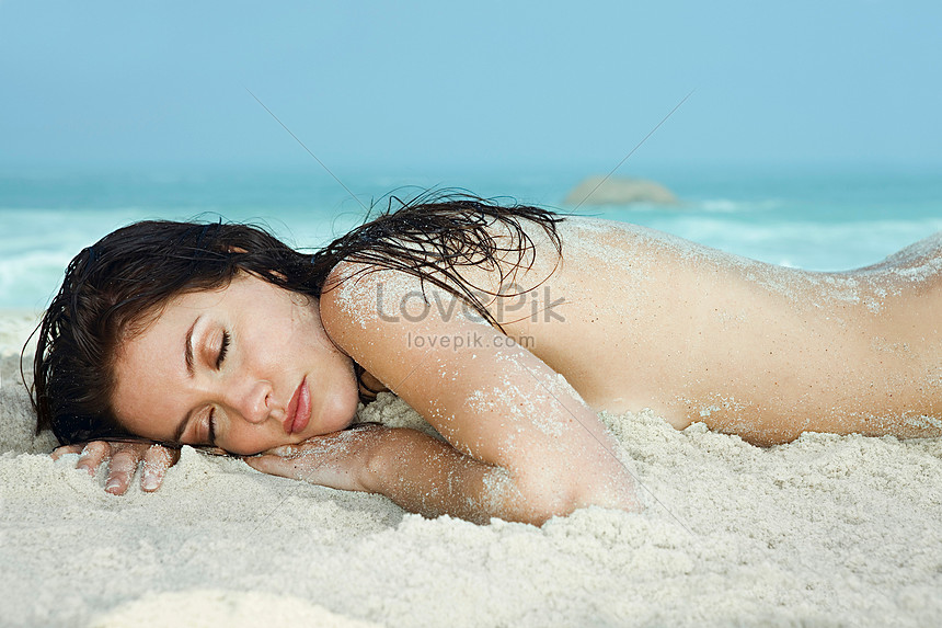 Girl lying down on the beach nude Young Woman Sleeping On The Beach Photo Image Picture Free Download 501446036 Lovepik Com