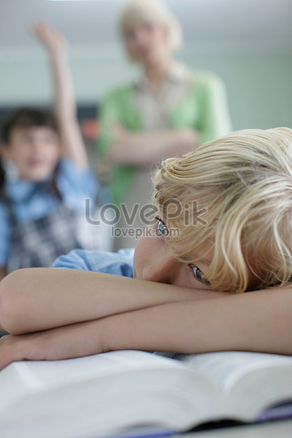 Student Sleeping On Desk Photo Image Picture Free Download