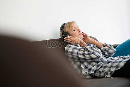 woman sitting on mans head