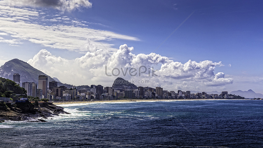 Ipanema Beach And Ocean View In Rio De Janeiro Brazil Photo Image Picture Free Download Lovepik Com