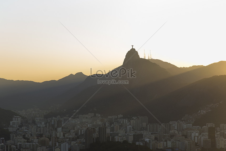 ảnh Các Thành Phố Lúc Bình Minh ở Rio De Janeiro Brazil Tải Xuống Miễn Phí,  ảnh vẻ đẹp của thiên nhiên, brazil, văn hóa brazil đẹp Trên Lovepik
