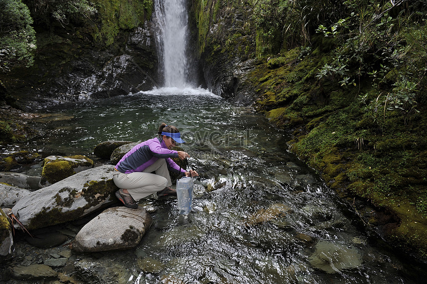 Taking water