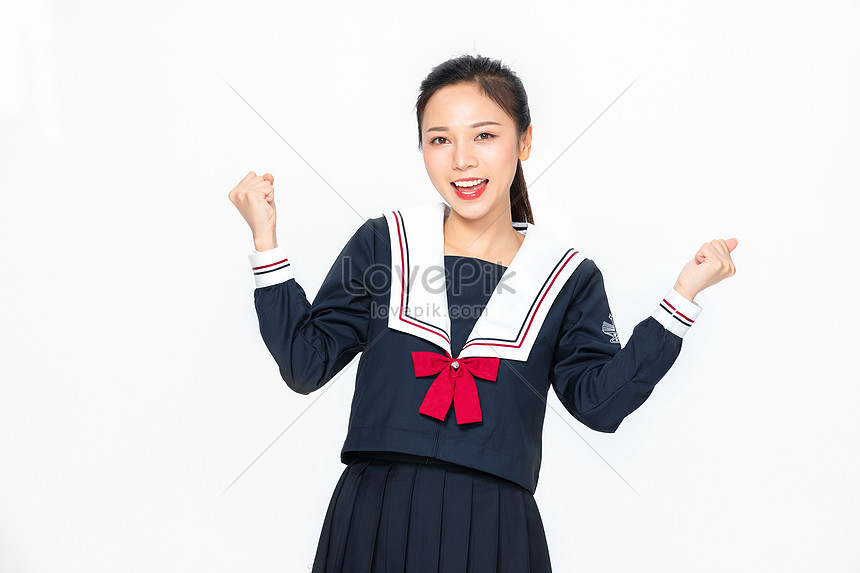 大学スタイルの大学生jk制服美人拳を祝うために応援イメージ 写真 Id Prf画像フォーマットjpg Jp Lovepik Com