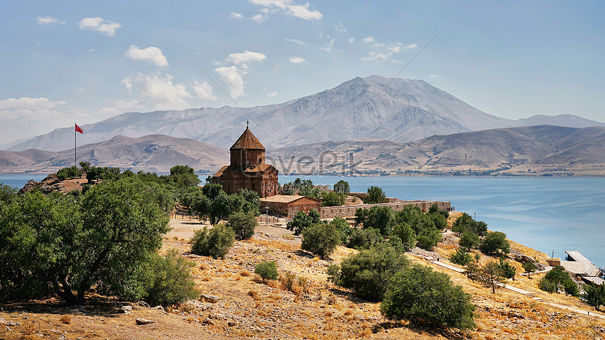 Monasterio Del Lago Van Turquia Descarga Gratuita Hd Imagen De Fotografia Lovepik