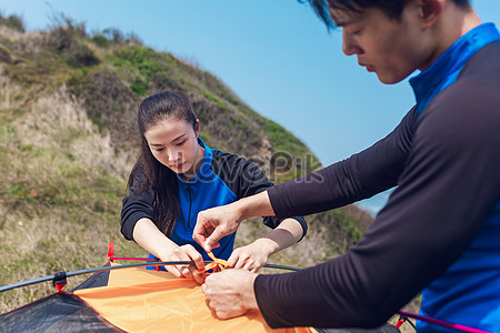 Свяжите веревку в дикой природе stock pictures. & изображений