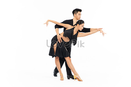 ballroom dance couple in a dance pose isolated on white background.  ballroom sensual proffessional dancers dancing walz, tango, slowfox and  quickstep. just dance ballroom couple Stock Photo | Adobe Stock