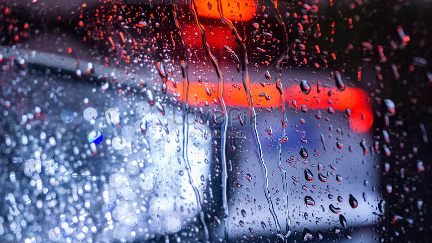 暴雨車窗上的雨滴圖片素材 Jpg圖片尺寸6000 3376px 高清圖片 Zh Lovepik Com