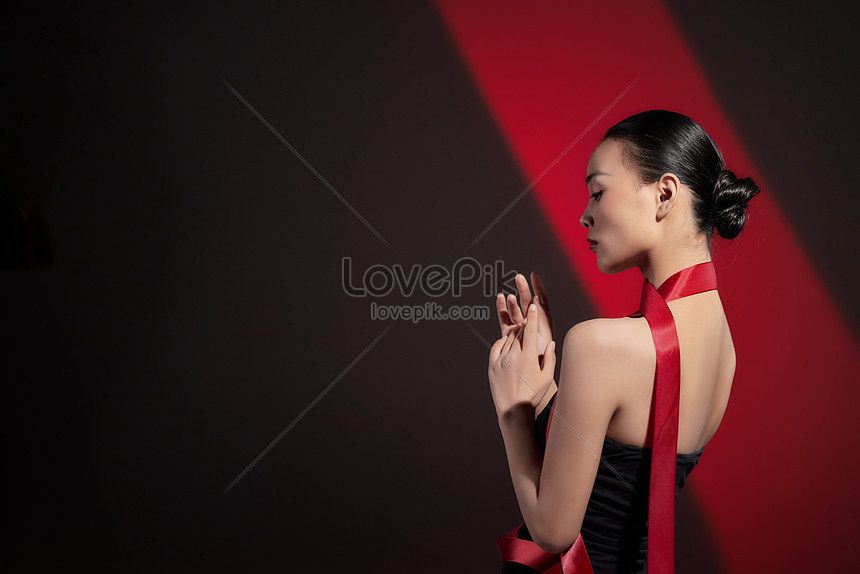 Fashion Beauty With Ribbon Picture And HD Photos | Free Download On Lovepik