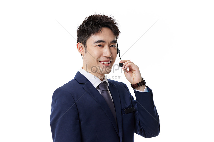 Business Customer Service Man Working Image Picture And HD Photos ...