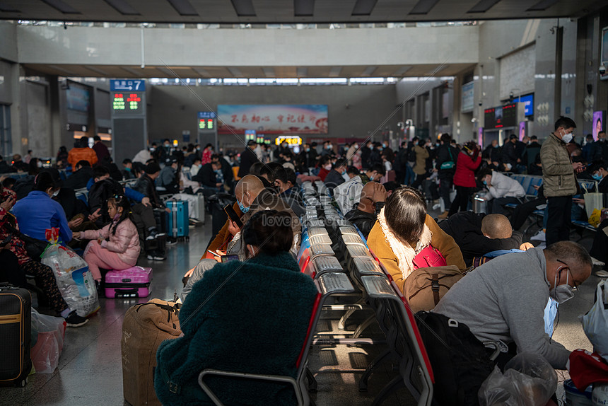 Wuhan Wuchang Railway Station Spring Festival Travel Picture And HD ...