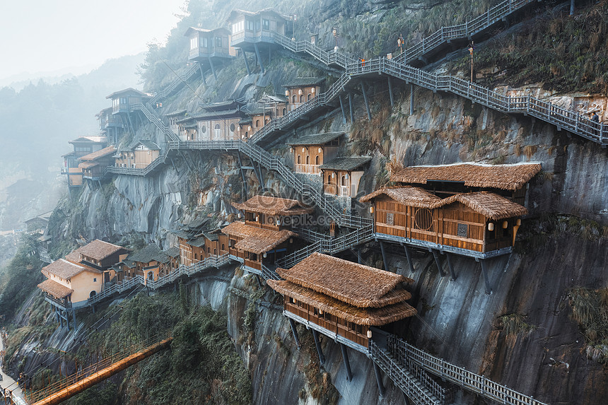 Looking At The Scenery Of The Fairy Valley In Shangrao, Jiangxi Picture ...