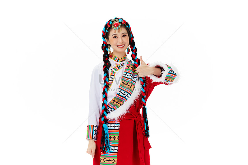 Women Who Wear Tibetan Costumes Like Picture And HD Photos | Free ...