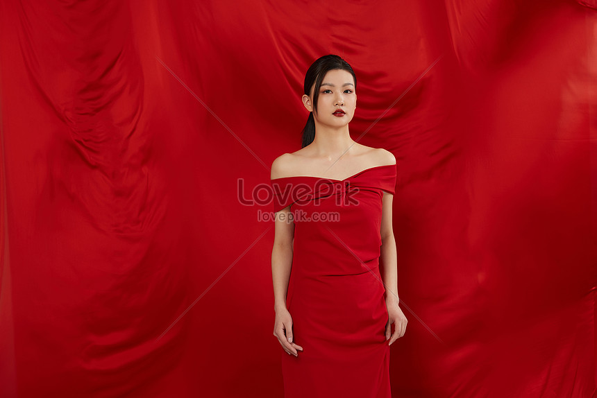 Beautiful Woman In Red Dress Picture And HD Photos | Free Download On ...